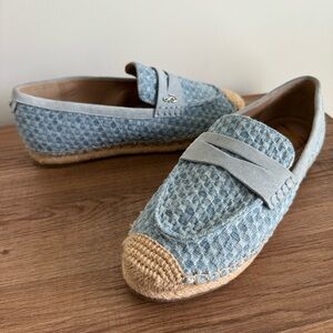 Sam Edelman - Women's Kai Espadrille Flat Loafer in Montrose Blue size 6